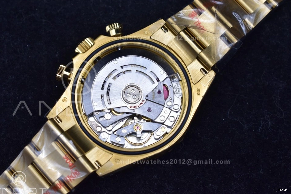 116508 Daytona Edition QF Black on Bracelet 1:1 Best Dial YG SH4130 Diamonds V2 0126